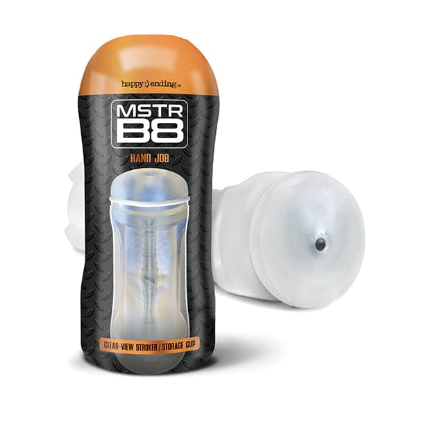 Happy Ending - MSTR B8 Hand Job Clear View Stroker Cup Masturbator (Clear) -  Masturbator Soft Stroker (Non Vibration)  Durio.sg