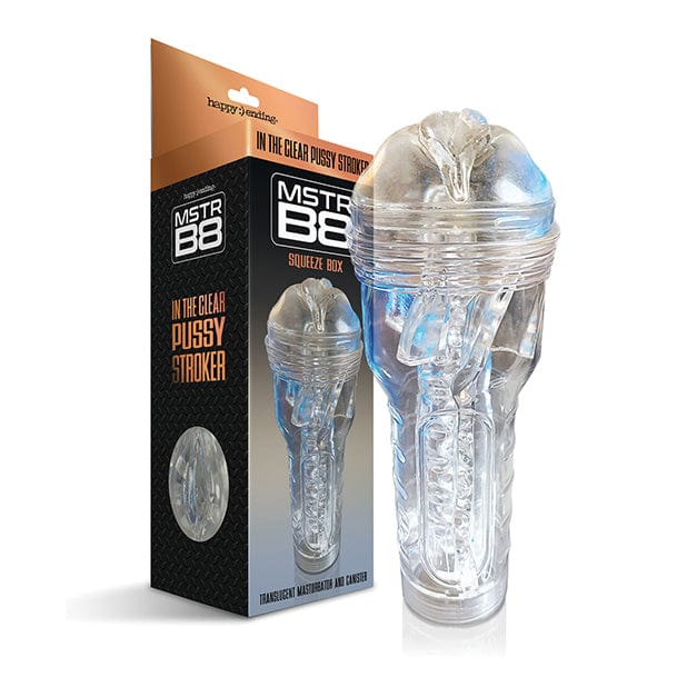 Happy Ending - MSTR B8 In the Clear Pussy Stroker Cup Masturbator (Clear) -  Masturbator Soft Stroker (Non Vibration)  Durio.sg