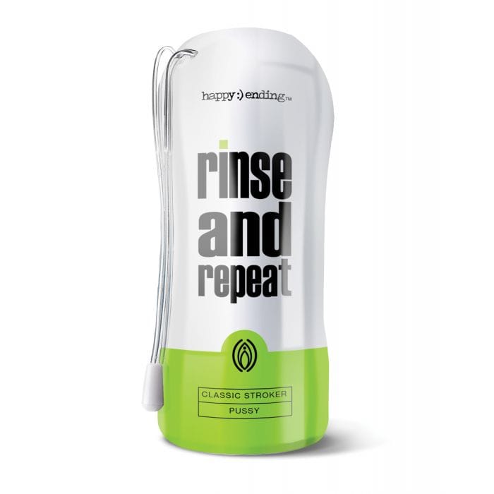 Happy Ending - Rinse and Repeat Classic Stroker Cup Masturbator Pussy (White) -  Masturbator Soft Stroker (Vibration) Non Rechargeable  Durio.sg