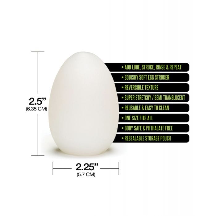 Happy Ending - Rinse and Repeat Whack Pack Classic Egg Masturbator (White) -  Masturbator Egg (Non Vibration)  Durio.sg