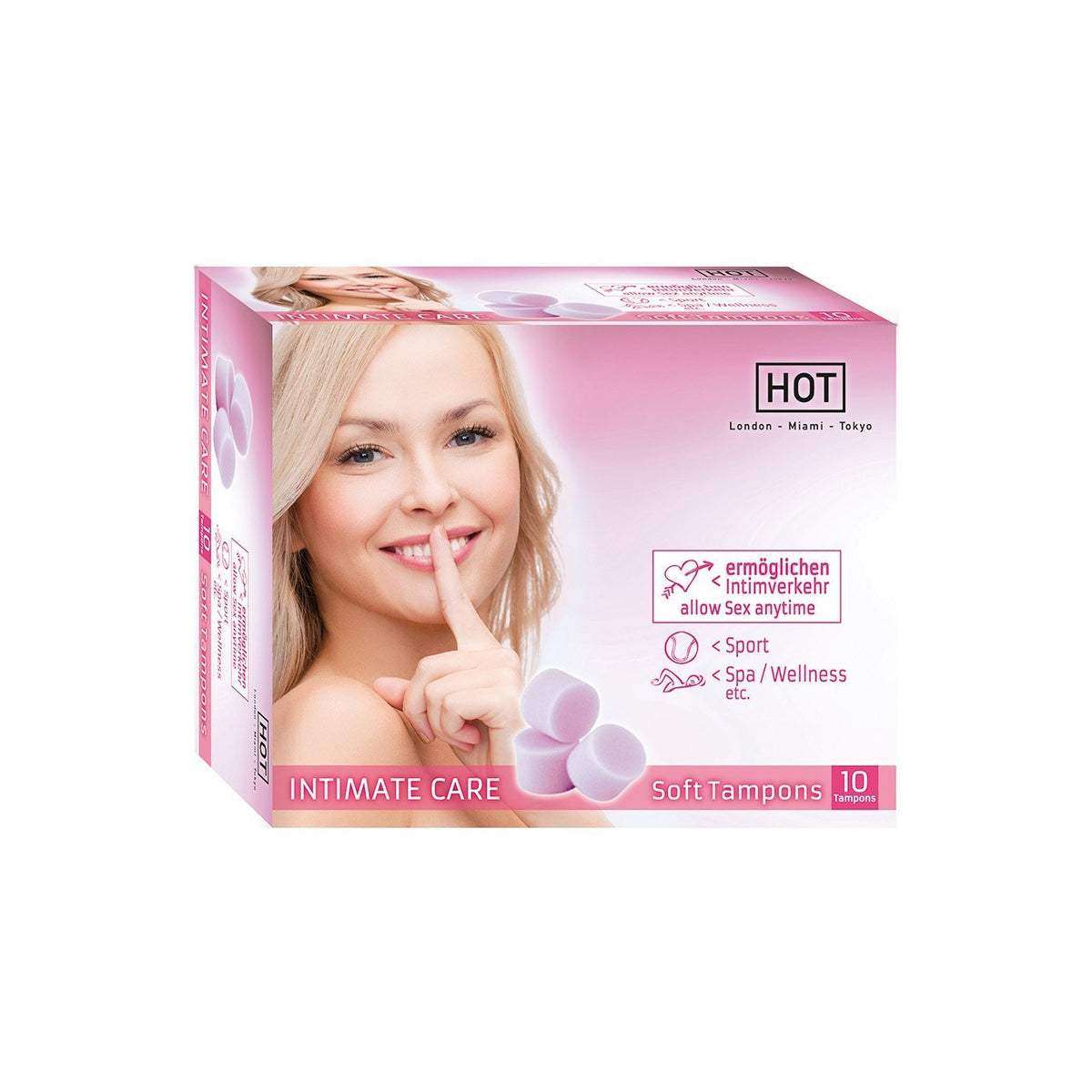 Hot - Intimate Care Soft Tampons (10 Pack) -  Tampons  Durio.sg