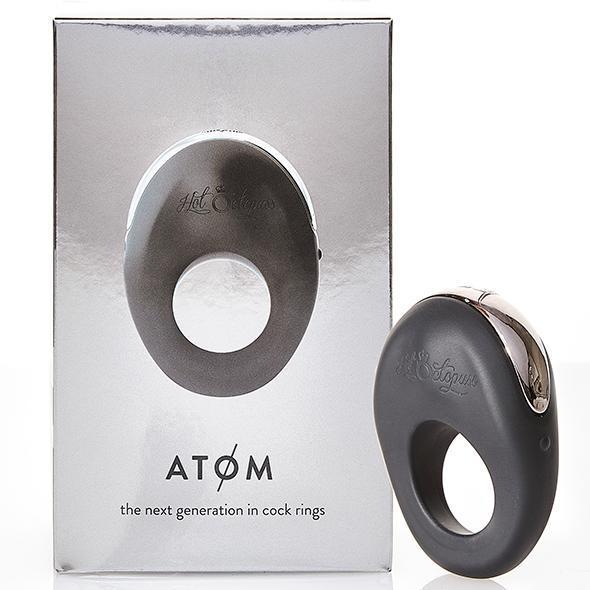 Hot Octopuss - Atom Rechargeable Silicone Cock Ring (Black) -  Silicone Cock Ring (Vibration) Rechargeable  Durio.sg