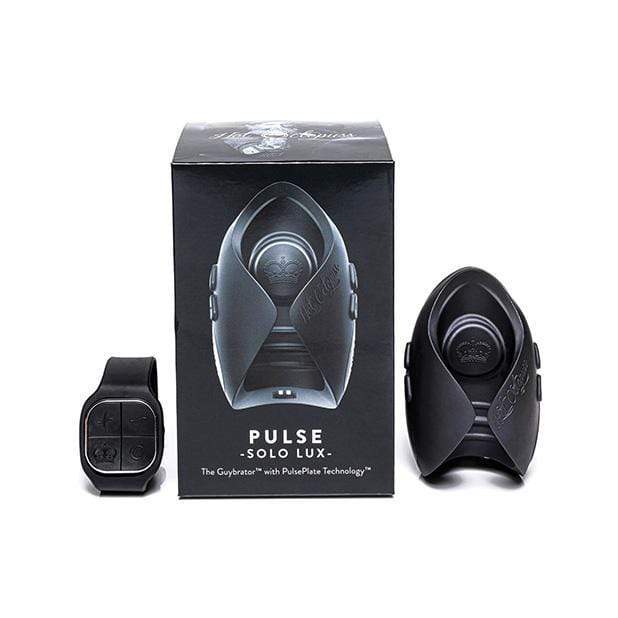 Hot Octopuss - Pulse Solo Lux Masturbator (Black) -  Masturbator Soft Stroker (Vibration) Rechargeable  Durio.sg