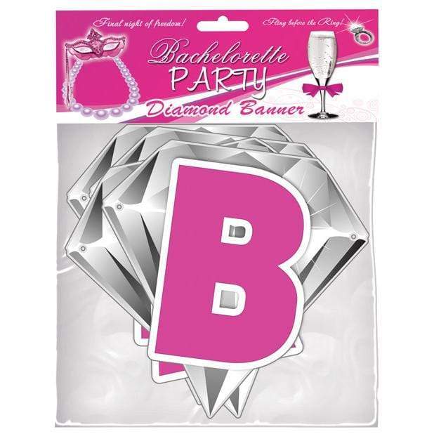Hott Products -Bachelorette Party Diamond Banner (Pink) -  Bachelorette Party Novelties  Durio.sg