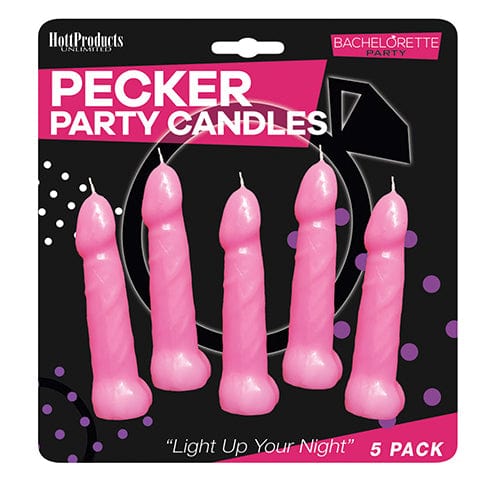 Hott Products - Bachelorette Party Pecker Party Candles Pack of 5 (Pink) -  Party Novelties  Durio.sg