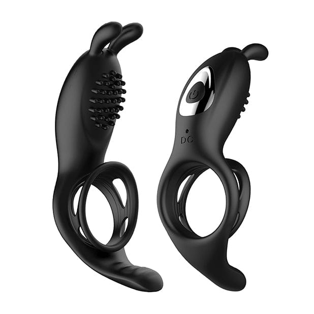 Hott Products - Bliss Hummingbird Vibrating Cock Ring (Black) -  Silicone Cock Ring (Vibration) Rechargeable  Durio.sg