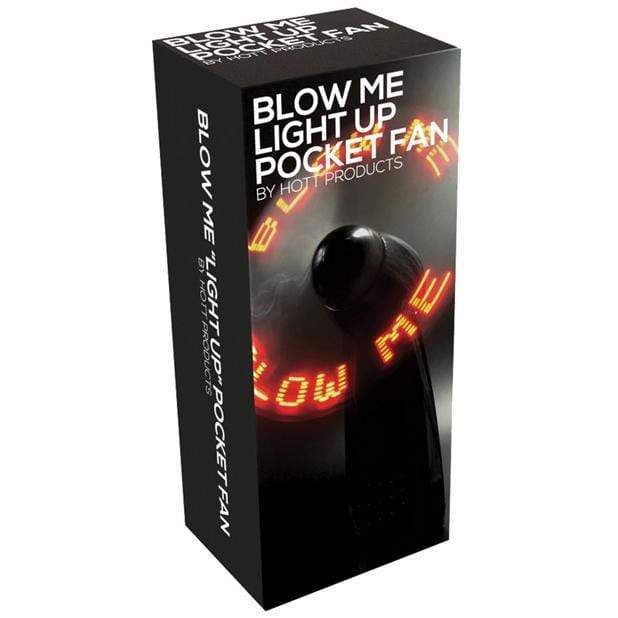 Hott Products - Blow Me Light Up Pocket Fan (Black) -  Novelties (Non Vibration)  Durio.sg