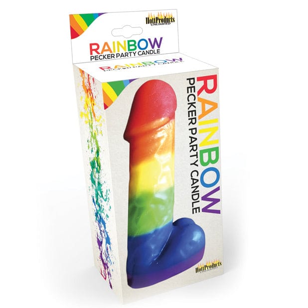 Hott Products - Rainbow Pecker Party Candle (Multi Colour) -  Party Novelties  Durio.sg