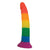 Hott Products - Rainbow Power Driver Strap On Dildo with Harness 7" (Multi Colour) -  Strap On with Dildo for Reverse Insertion (Non Vibration)  Durio.sg