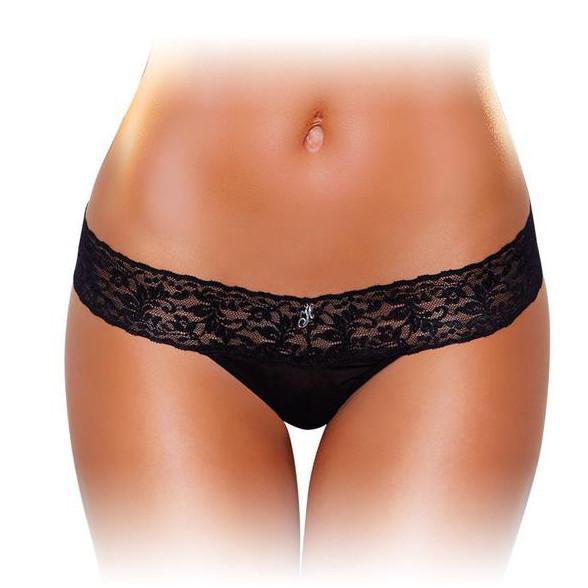 Hustler - Vibrating Panties with Hidden Vibe Pocket M/L (Black) -  Panties Massager Non RC (Vibration) Non Rechargeable  Durio.sg