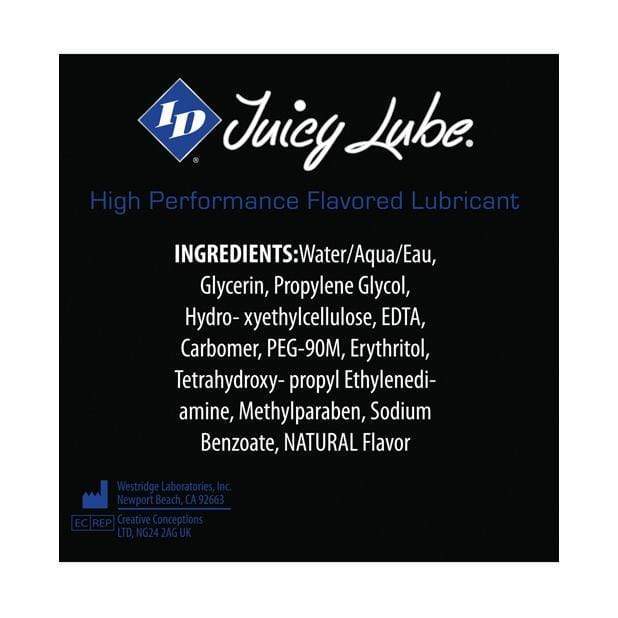 ID Lube - ID Juicy Lube Bubblegum Blast Flavored Waterbased Lubricant 3.8oz -  Lube (Water Based)  Durio.sg