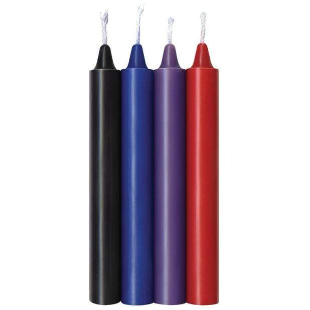 Icon Brands - Make Me Melt Sensual Warm Drip Candles Pack of 4 (Multi Colour) -  Massage Candle  Durio.sg