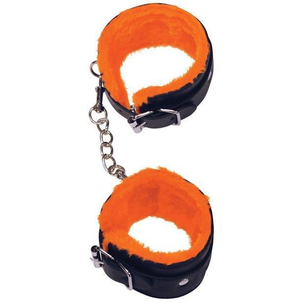 Icon Brands - Orange Is The New Black Furry Love Cuffs Adjustable Ankle Cuffs (Black) -  Hand/Leg Cuffs  Durio.sg