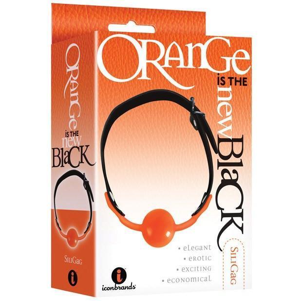 Icon Brands - Orange Is The New Black SiliGag Silicone Ball Gag (Orange) -  Ball Gag  Durio.sg
