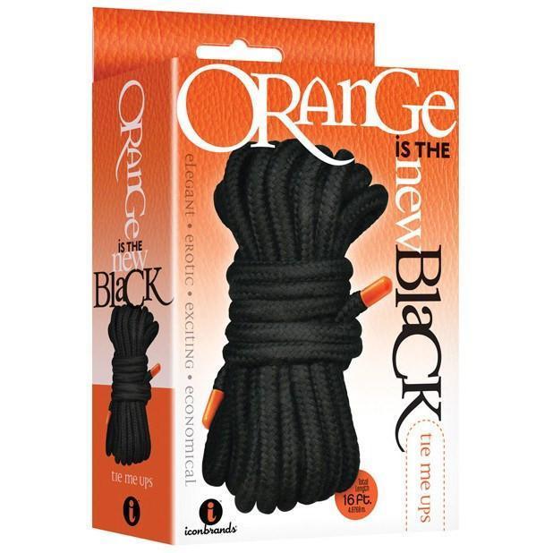Icon Brands - Orange Is The New Black Tie Me Ups Rope 16 Foot (Black) -  Rope  Durio.sg