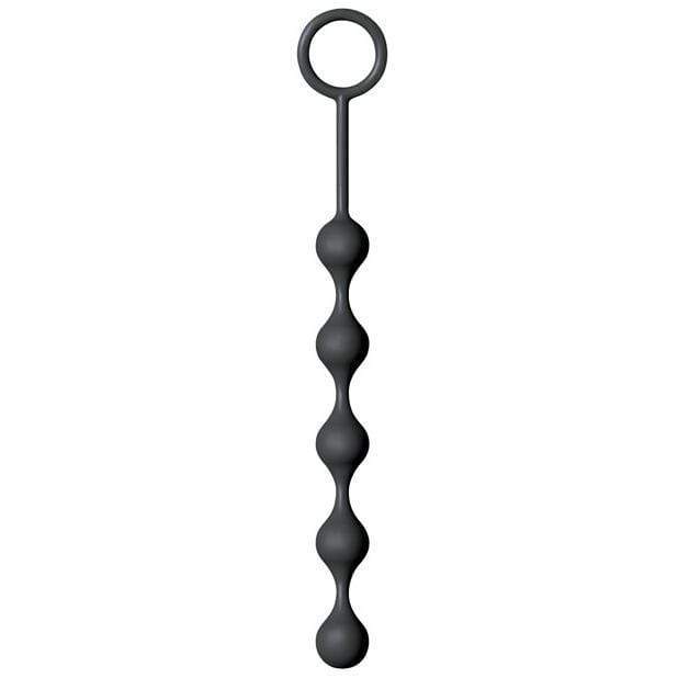 Icon Brands - S Drops Silicone Anal Beads (Black) -  Anal Beads (Non Vibration)  Durio.sg