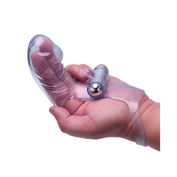 Icon Brands - The 9's Vibro Finger Phallic Finger Massager Vibrator (Purple) -  Clit Massager (Vibration) Non Rechargeable  Durio.sg