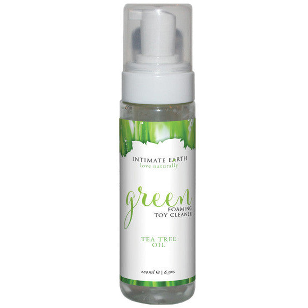 Intimate Earth - Green Foaming Toy Cleaner 200ml (Tea Tree Oil) -  Toy Cleaners  Durio.sg