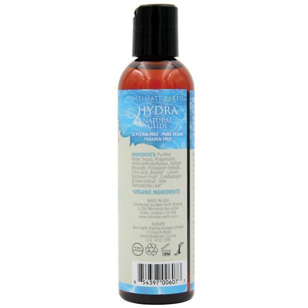 Intimate Earth - Hydra Plant Cellulose Water Based Lubricant 120 ml (Lube) -  Lube (Water Based)  Durio.sg