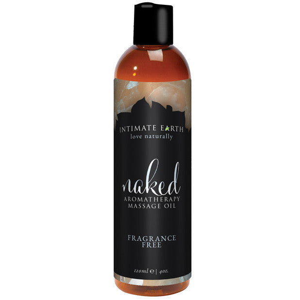 Intimate Earth - Naked Massage Oil 120 ml (Fragrance Free) -  Massage Oil  Durio.sg