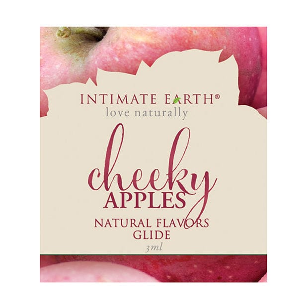 Intimate Earth - Natural Flavors Glide Flavored Lubricant Sachet 3 ml (Cheeky Apples) -  Lube (Water Based)  Durio.sg