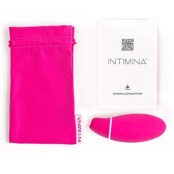 Intimina - KegelSmart Vibrating Personal Kegel Trainer (Pink) -  Kegel Balls (Vibration) Non Rechargeable  Durio.sg