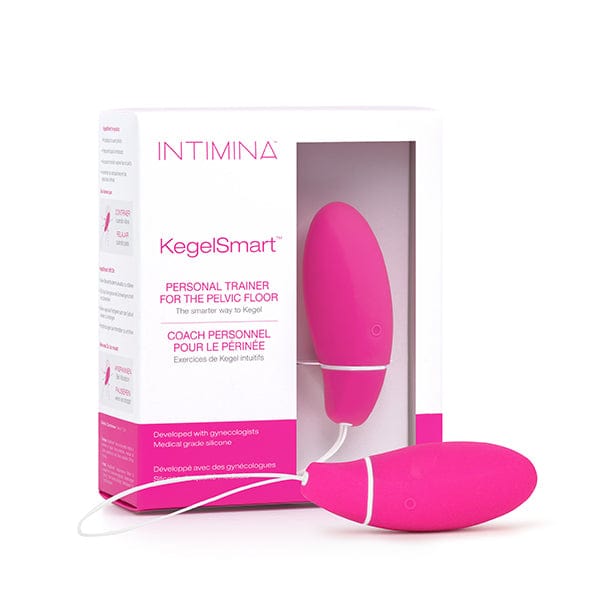 Intimina - KegelSmart Vibrating Personal Kegel Trainer (Pink) -  Kegel Balls (Vibration) Non Rechargeable  Durio.sg