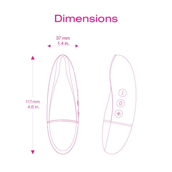 Intimina - Kiri Personal Massager Bullet Vibrator (Pink) -  Bullet (Vibration) Non Rechargeable  Durio.sg