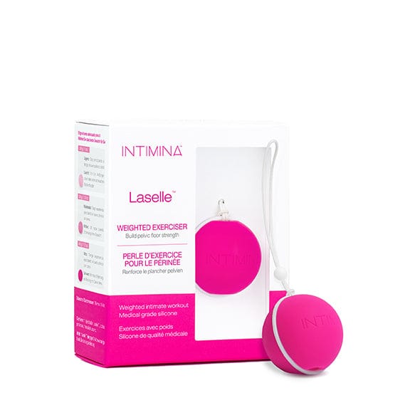 Intimina - Laselle Weighted Kegel Exerciser 48g (Pink) -  Kegel Balls (Non Vibration)  Durio.sg