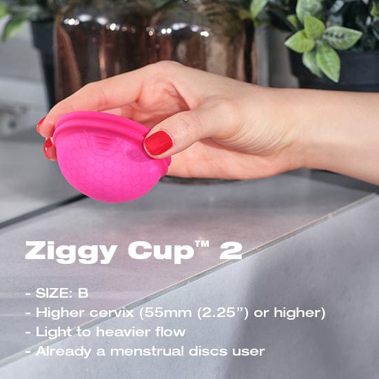 Intimina - Ziggy Cup 2 Size B Menstrual Cup (Pink) -  Menstrual Cup  Durio.sg