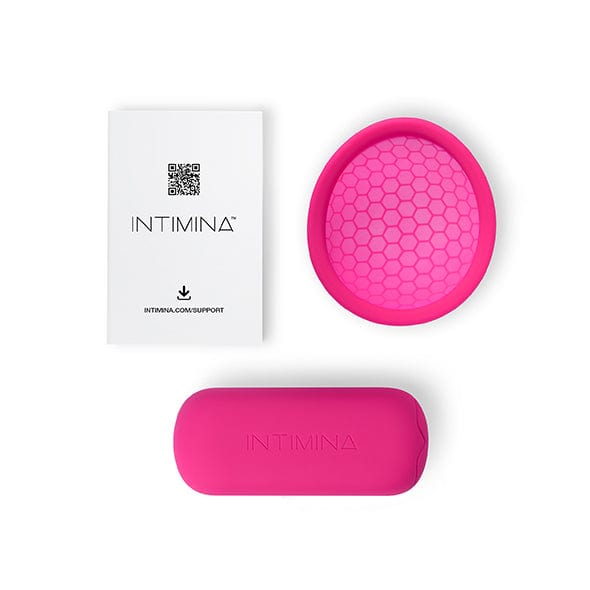 Intimina - Ziggy Cup Flat Fit Menstrual Cup (Pink) -  Menstrual Cup  Durio.sg