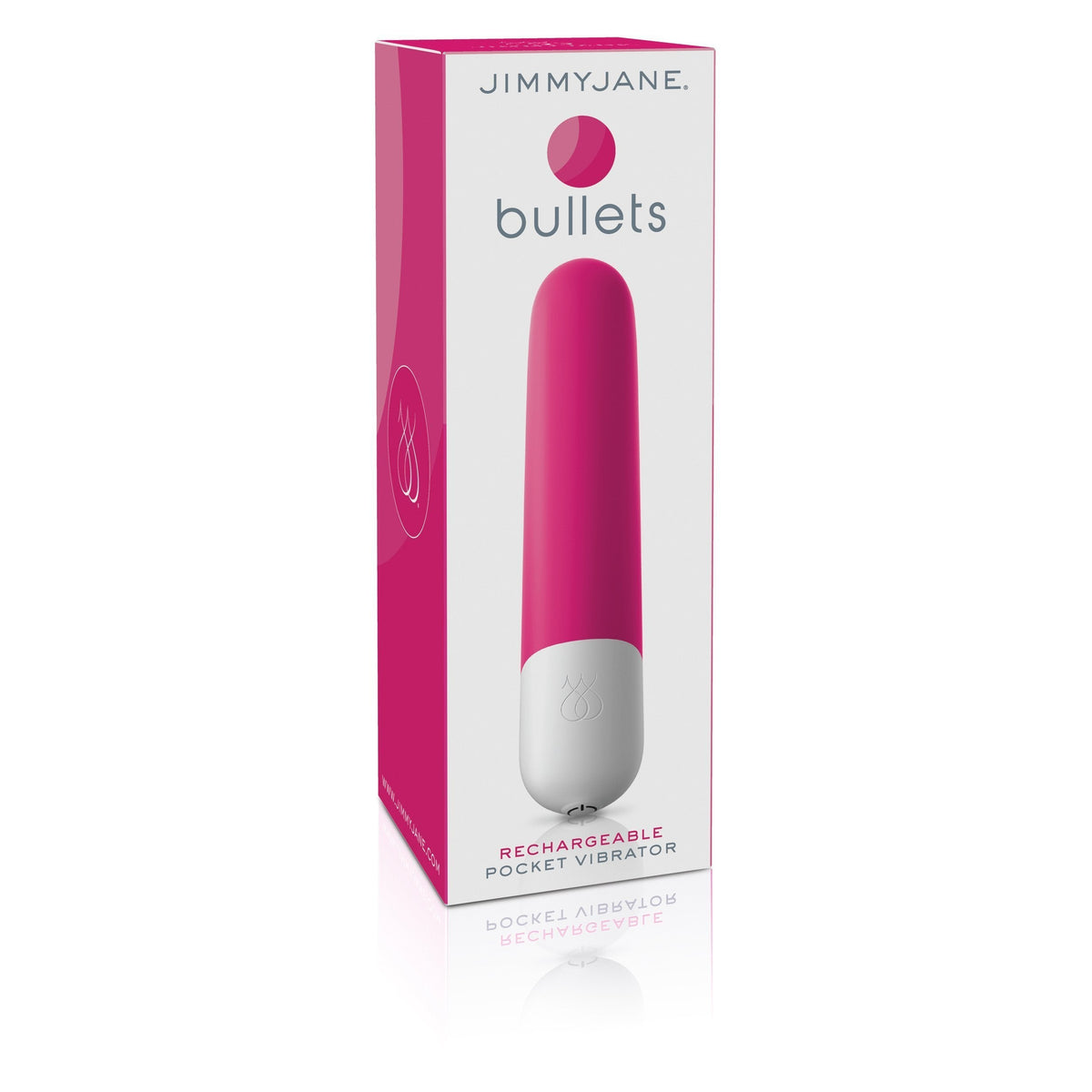 JimmyJane - Bullets Rechargeable Pocket Vibrator (Pink) -  Bullet (Vibration) Rechargeable  Durio.sg
