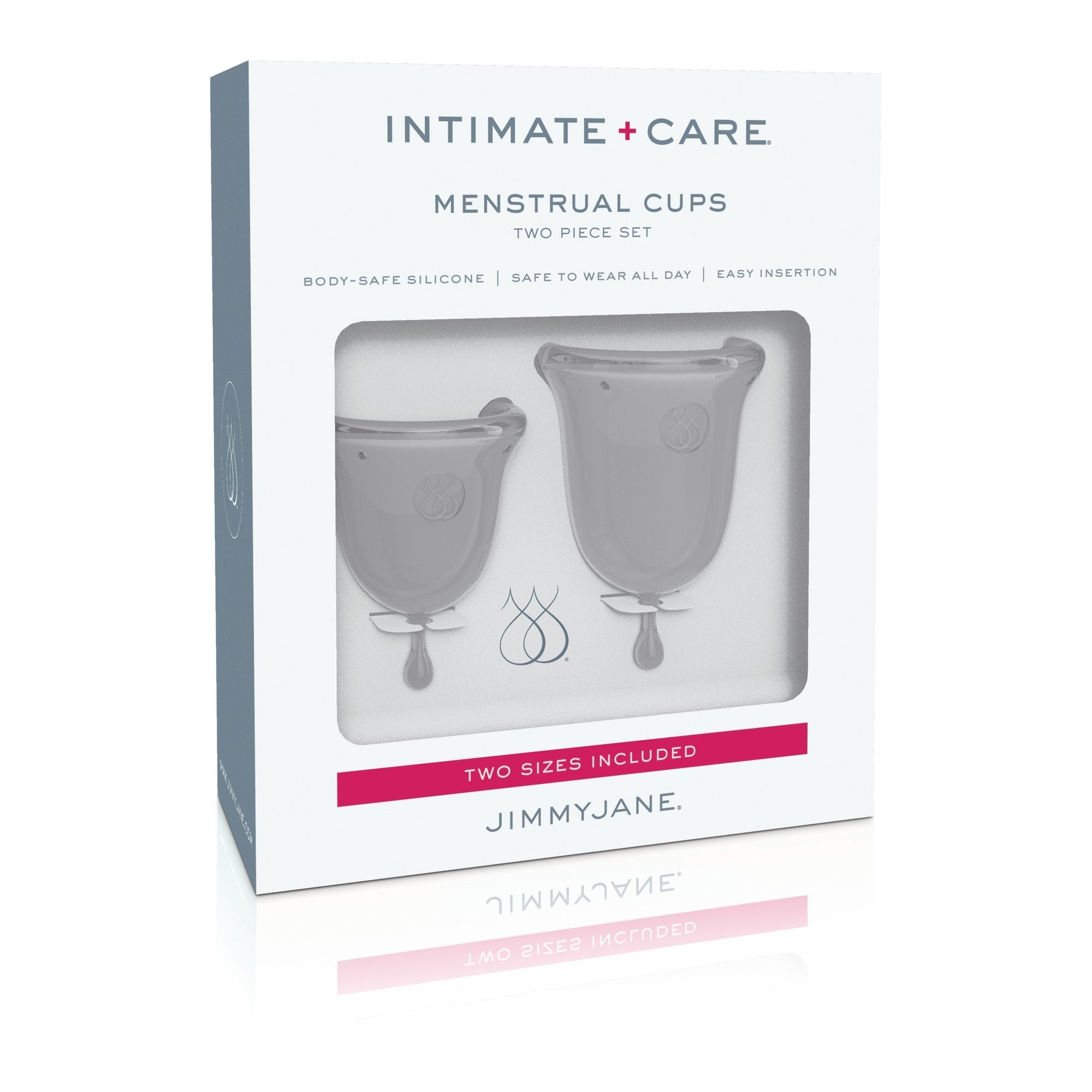 JimmyJane - Intimate Care Menstrual Cups (Clear) -  Menstrual Cup  Durio.sg