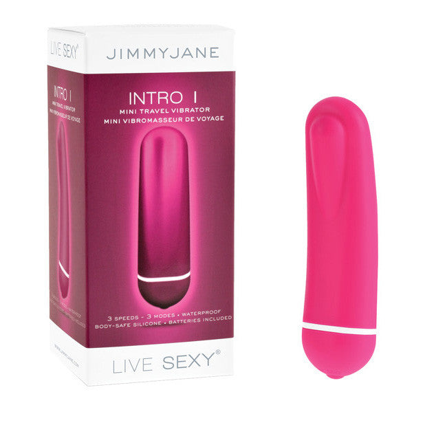 JimmyJane - Live Sexy Intro 1 Mini Travel Vibrator (Pink) -  Bullet (Vibration) Non Rechargeable  Durio.sg