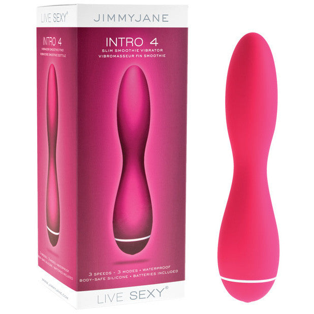 JimmyJane - Live Sexy Intro 4 Smoothie Vibrator (Pink) -  G Spot Dildo (Vibration) Non Rechargeable  Durio.sg