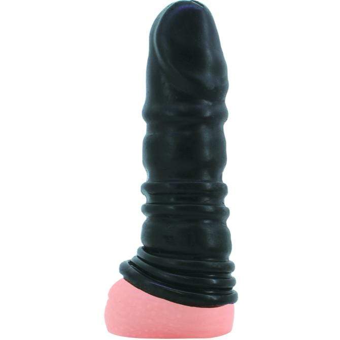 KMP - OniIkase Thick Sock IV Textured Cock Sleeve (Black) -  Cock Sleeves (Non Vibration)  Durio.sg