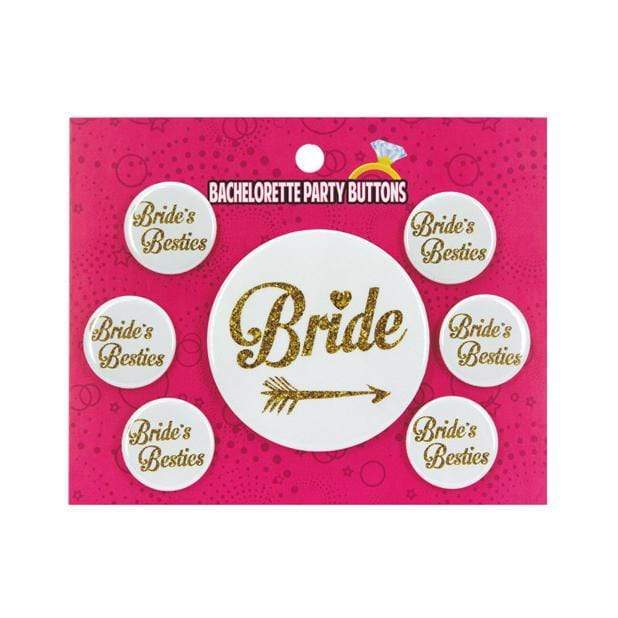 Kalan - Bachelorette Party Button Bride/Bride's Besties (White) -  Bachelorette Party Novelties  Durio.sg