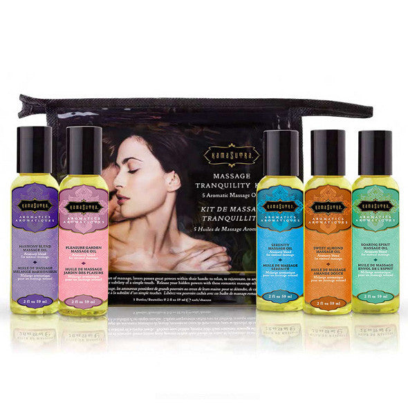 Kama Sutra - Massage Tranquility Kit (Set of 5) -  Massage Oil  Durio.sg