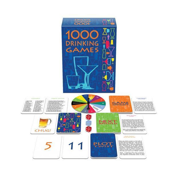 Kheper Games - 1000 Drinking Card Games (Blue) -  Games  Durio.sg