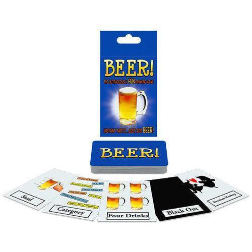 Kheper Games - Beer! Card Game (Blue) -  Party Games  Durio.sg