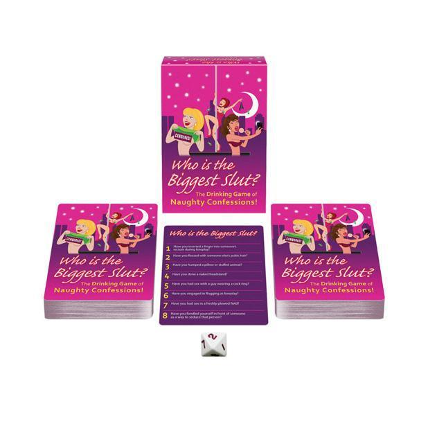 Kheper Games - Bride to Be&#39;s Who is the Biggest Slut Card Game (Pink) -  Party Games  Durio.sg