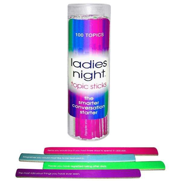 Kheper Games - Ladies Night Topic Sticks Conversation Starter -  Party Games  Durio.sg