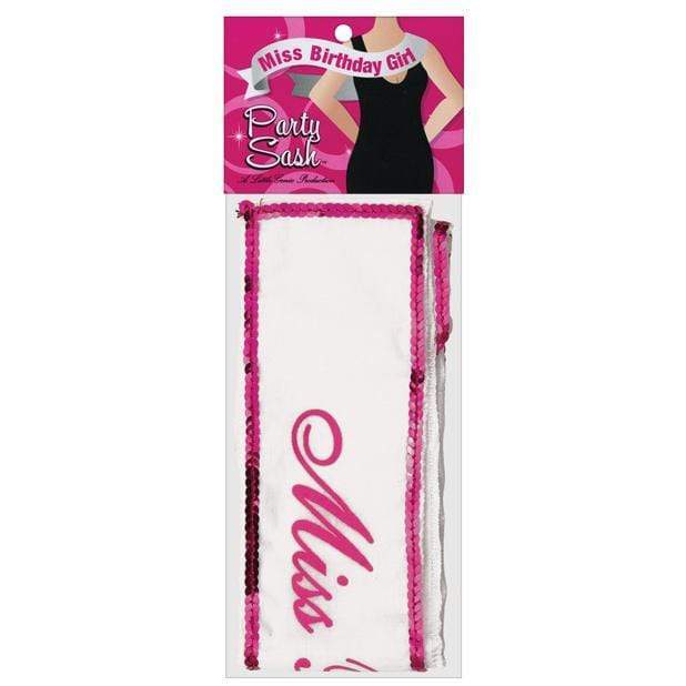 Kheper Games - Miss Birthday Girl Party Sash (White) -  Party Novelties  Durio.sg