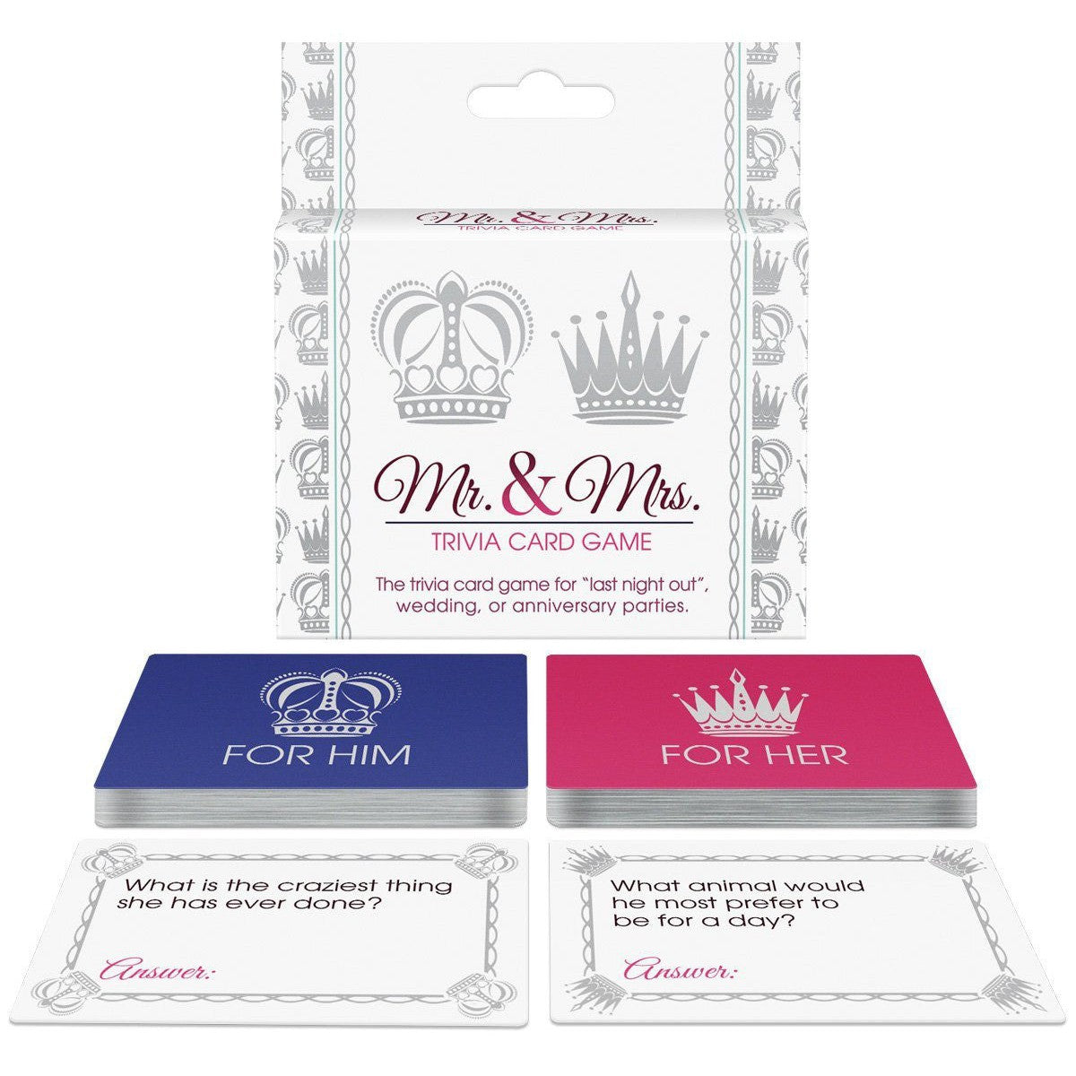 Kheper Games - Mr And Mrs Trivia Card Game -  Games  Durio.sg