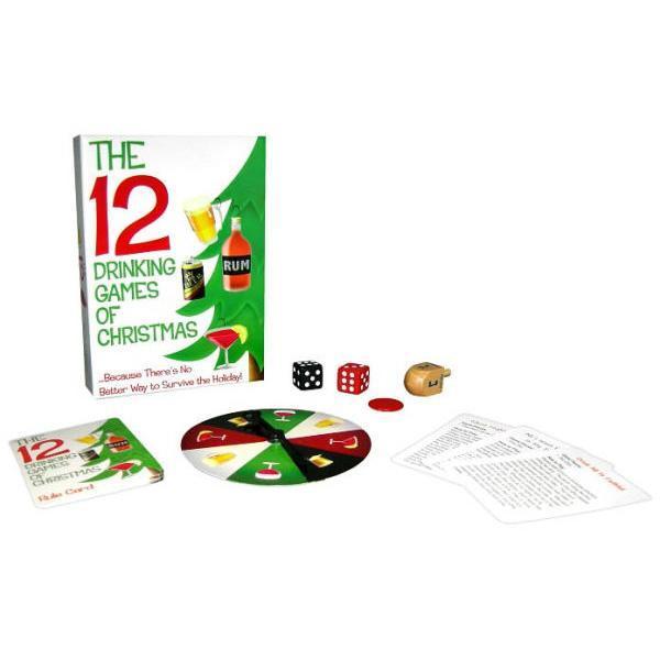 Kheper Games - The 12 Drinking Games of Christmas (White) -  Party Games  Durio.sg