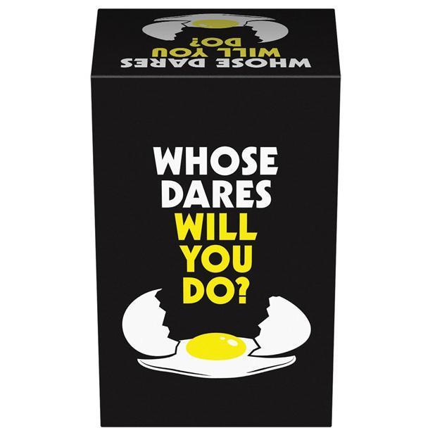 Kheper Games - Whose Dares Will You Do Card Game (Black) -  Party Games  Durio.sg