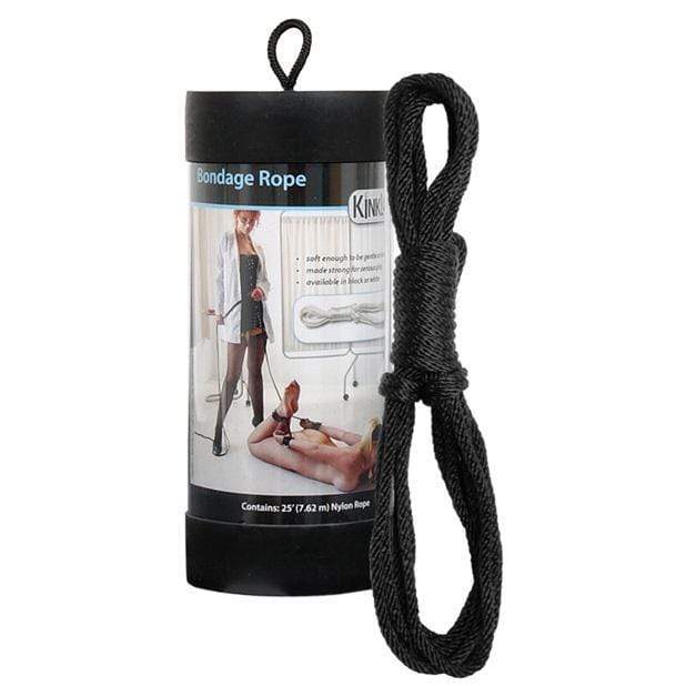 Kinklab - Bondage Rope 25&quot; (Black) -  Rope  Durio.sg