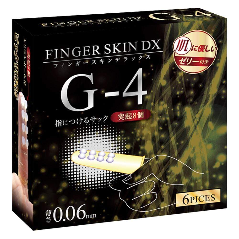 Kiss Me Love - Finger Skin DX G4 Finger Sleeves 6 Pieces (Clear) -  Novelties (Non Vibration)  Durio.sg