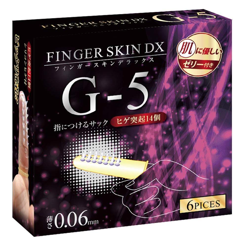 Kiss Me Love - Finger Skin DX G5 Finger Sleeves 6 Pieces (Clear) -  Novelties (Non Vibration)  Durio.sg