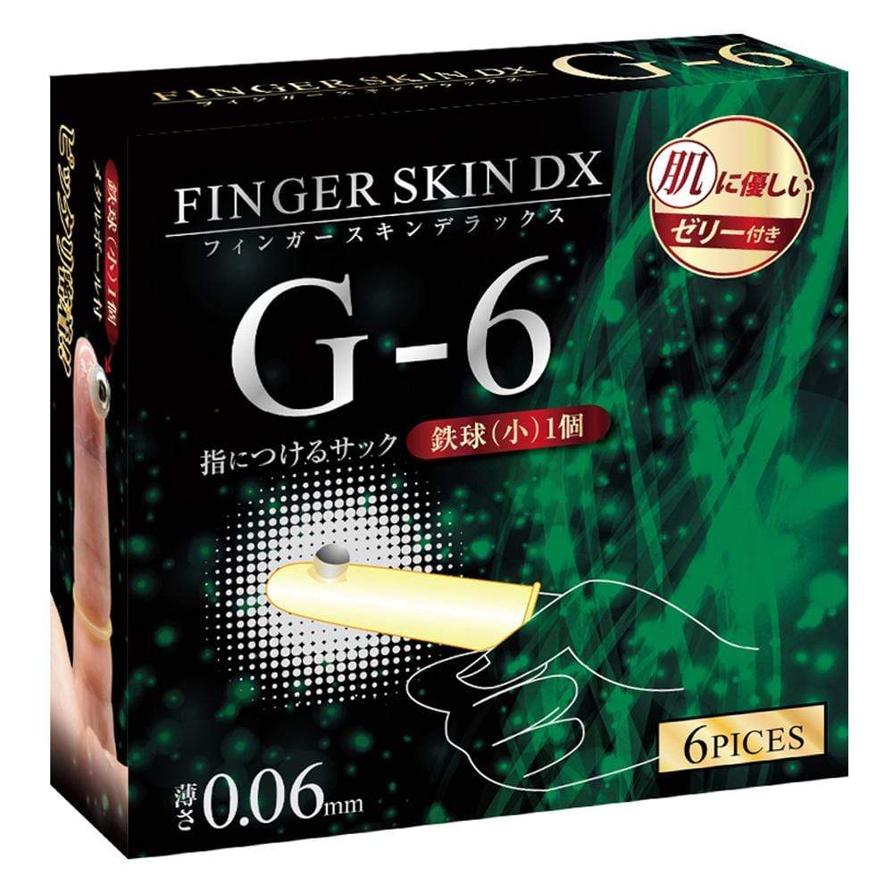 Kiss Me Love - Finger Skin DX G6 Finger Sleeves 6 Pieces (Clear) -  Novelties (Non Vibration)  Durio.sg